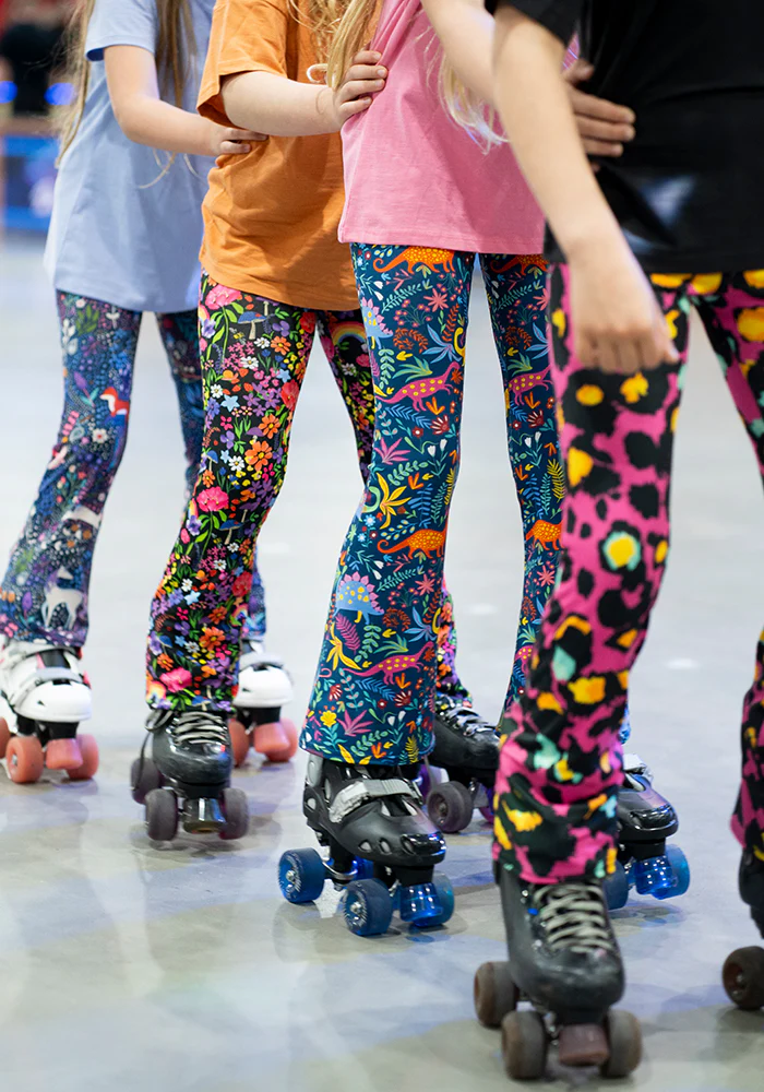 Children's Dinosaur Print Flare Leggings - Image 11