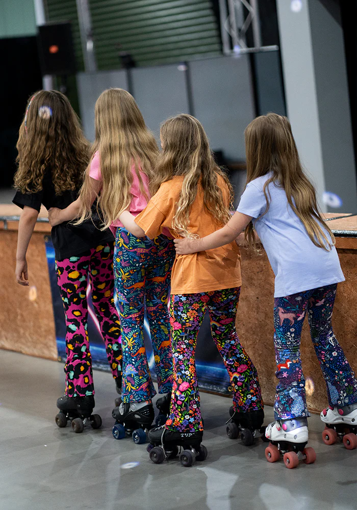 Children's Dinosaur Print Flare Leggings - Image 14